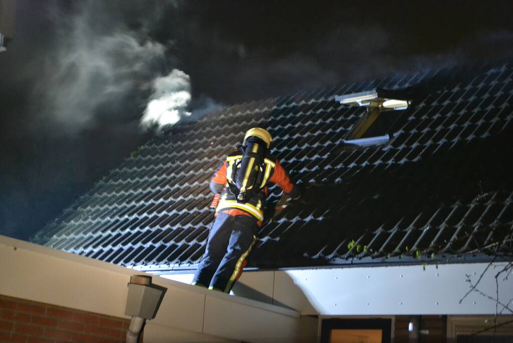 Uitslaande woningbrand