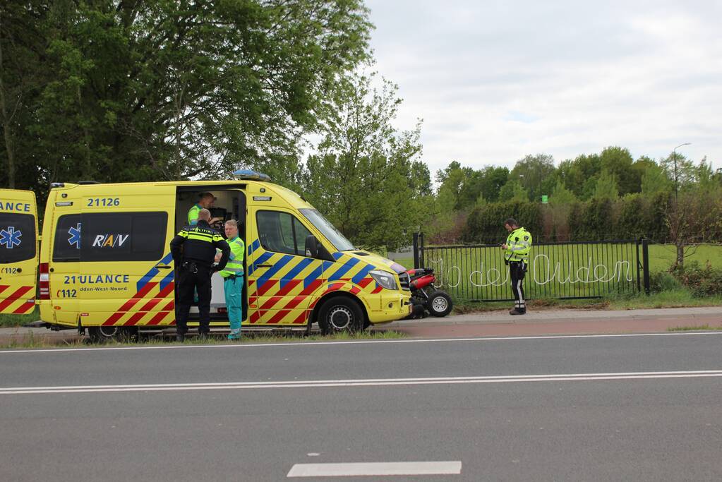 Man met driewieler belandt in sloot