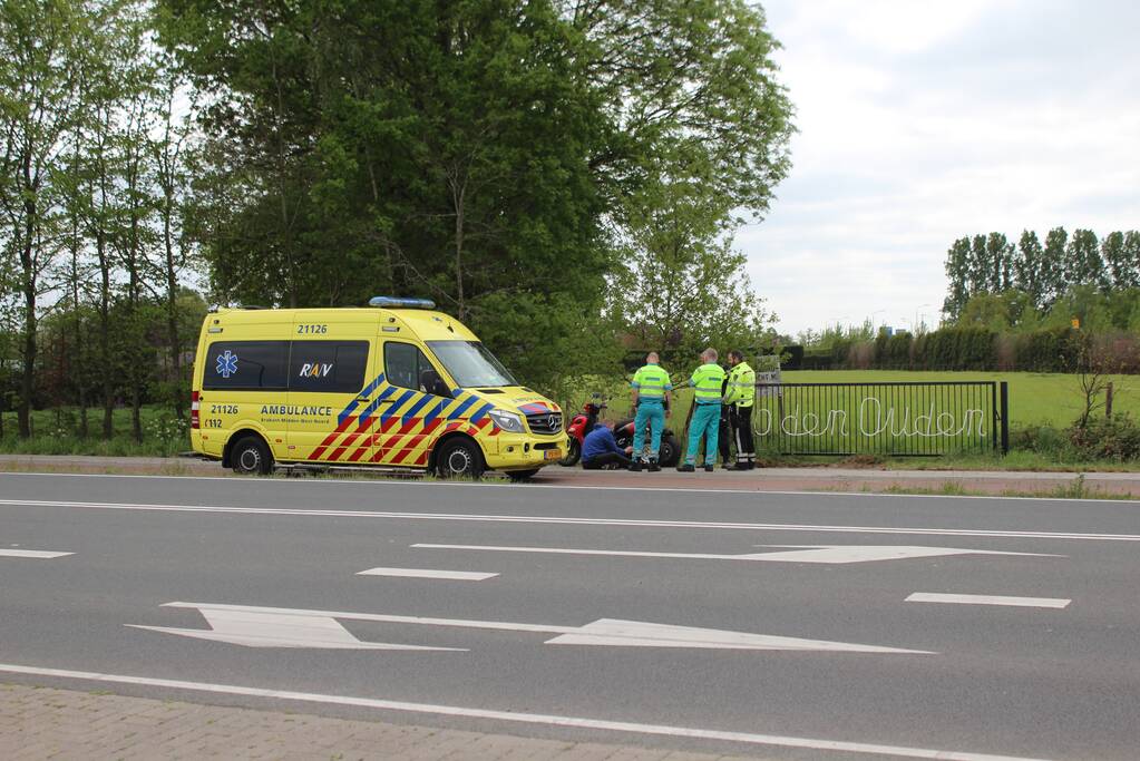 Man met driewieler belandt in sloot