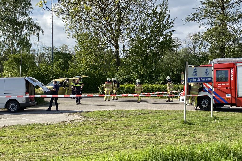 Sportpark De Venen afgezet na incident met bestelbus