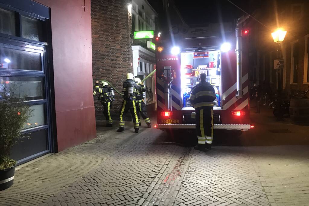 Flinke brand in woning