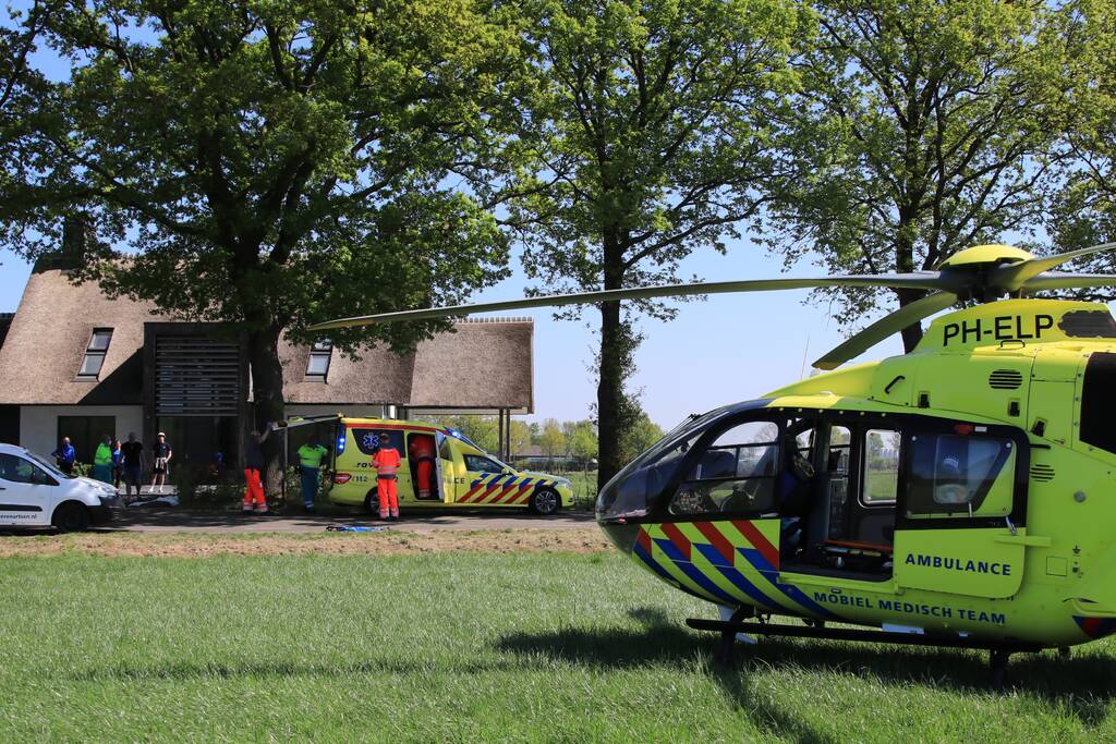 Motorrijder ernstig gewond bij ongeval op kruising