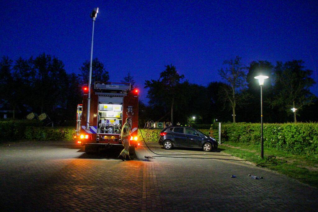 Prullenbakken in brand gestoken in stadspark