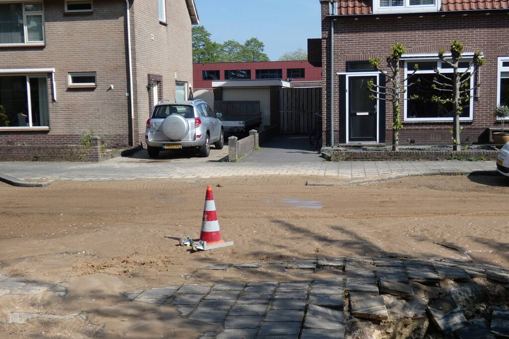 Gesprongen waterleiding zorgt voor verfrissing