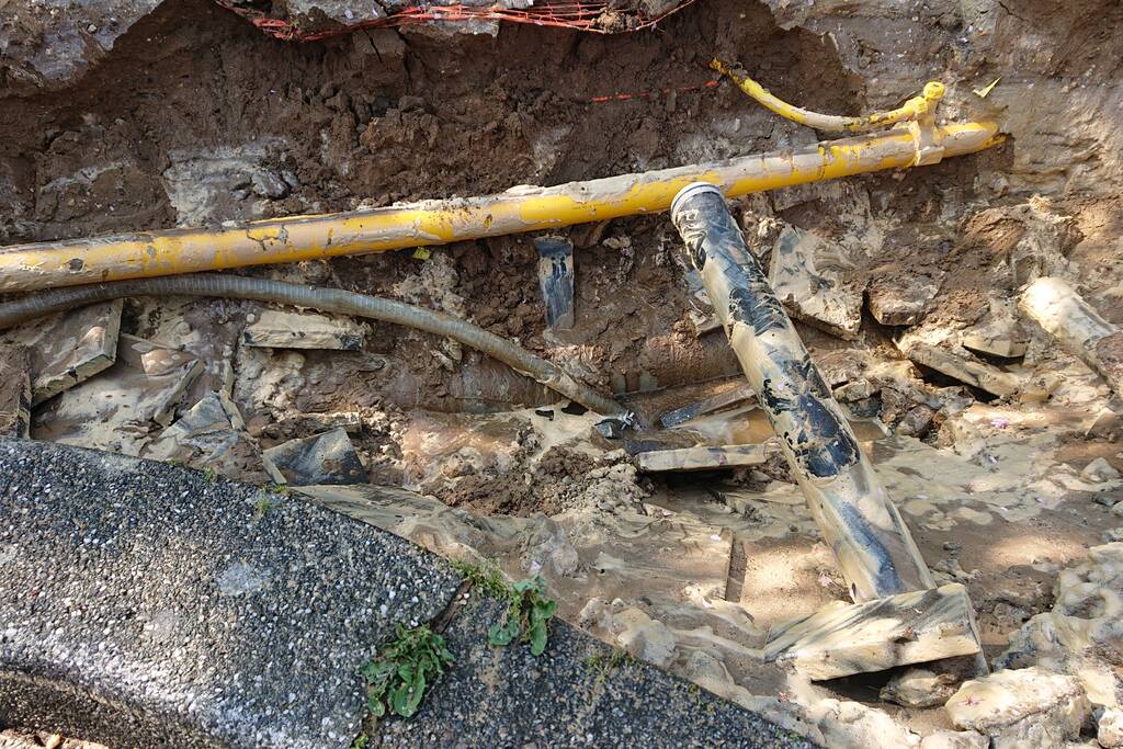 Gesprongen waterleiding zorgt voor verfrissing