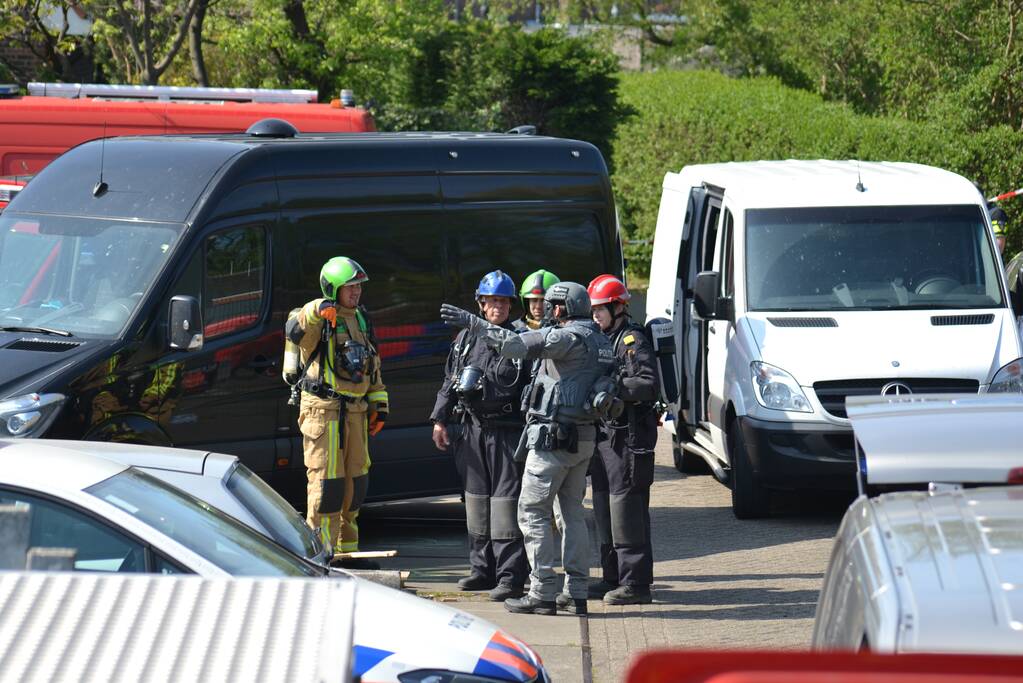 Drugslab aangetroffen in loods