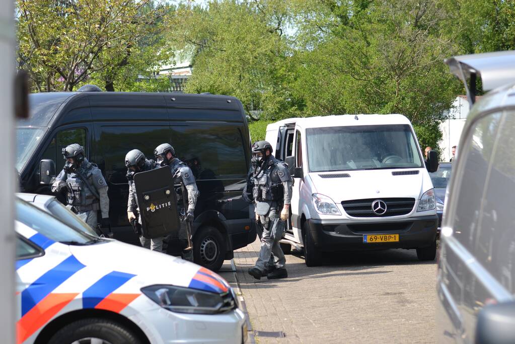 Drugslab aangetroffen in loods