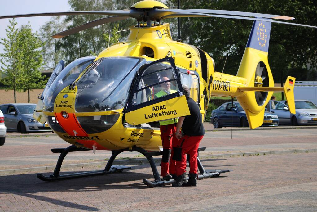 Duitse traumahelikopter verleend bijstand bij medische noodsituatie