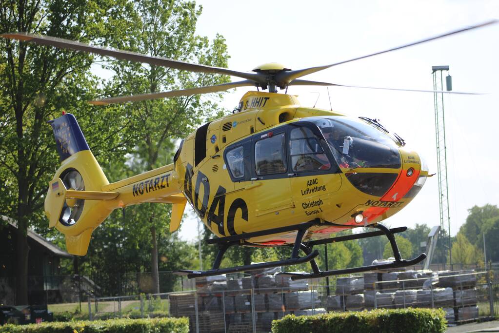 Duitse traumahelikopter verleend bijstand bij medische noodsituatie