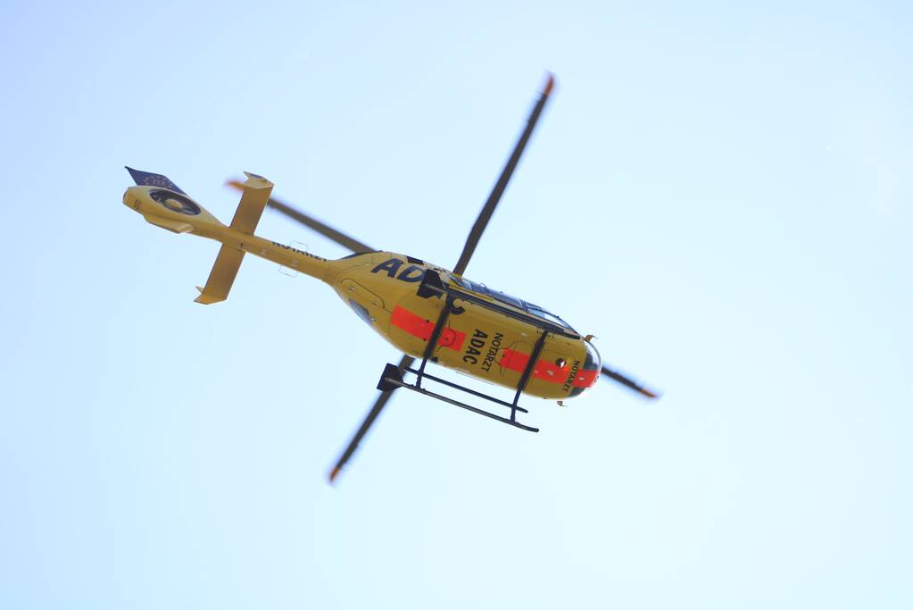 Duitse traumahelikopter verleend bijstand bij medische noodsituatie