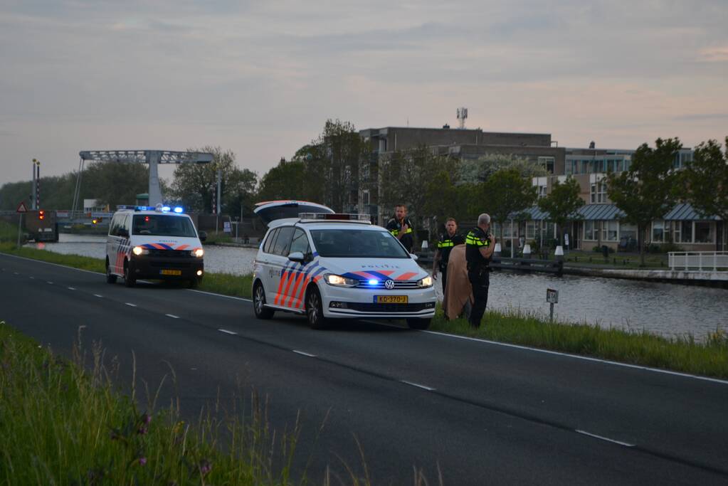 Vrouw te water geraakt