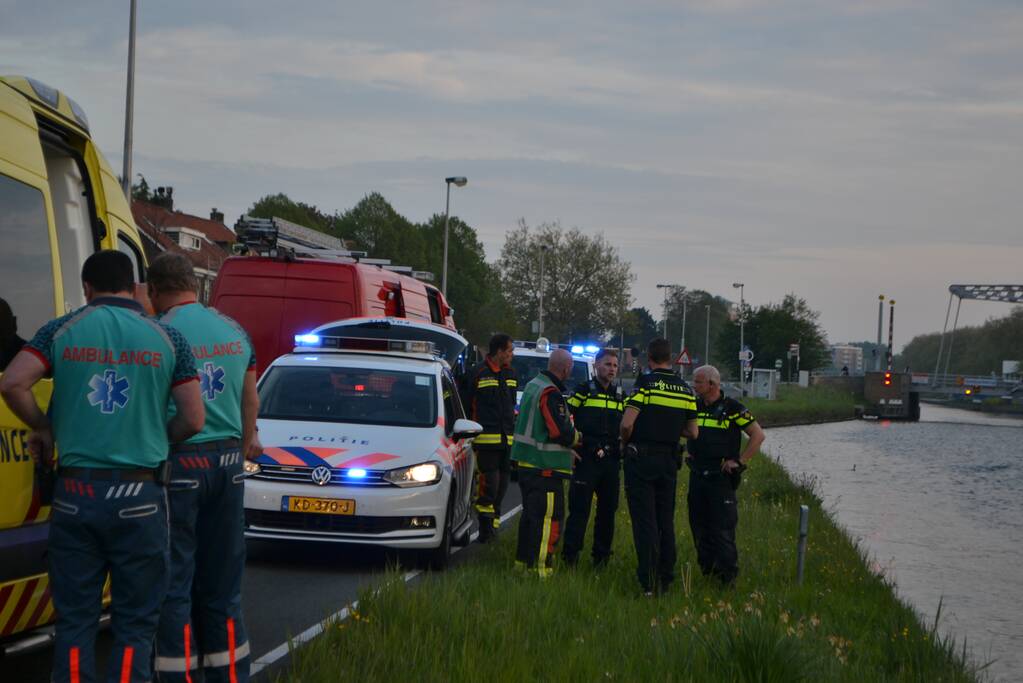 Vrouw te water geraakt