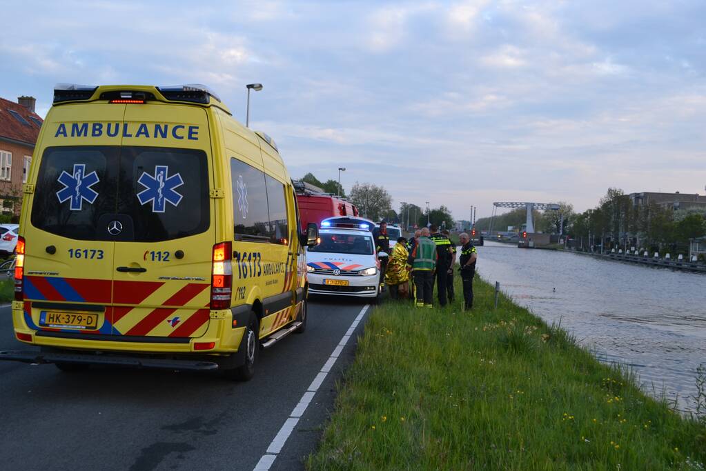 Vrouw te water geraakt