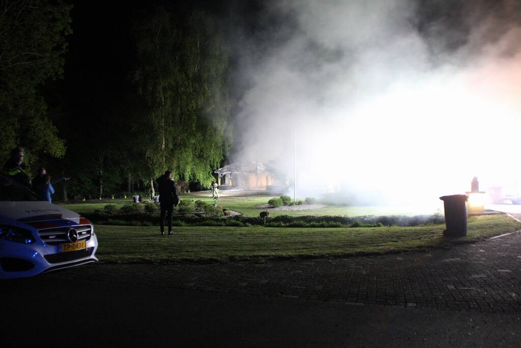 Uitslaande brand in woning