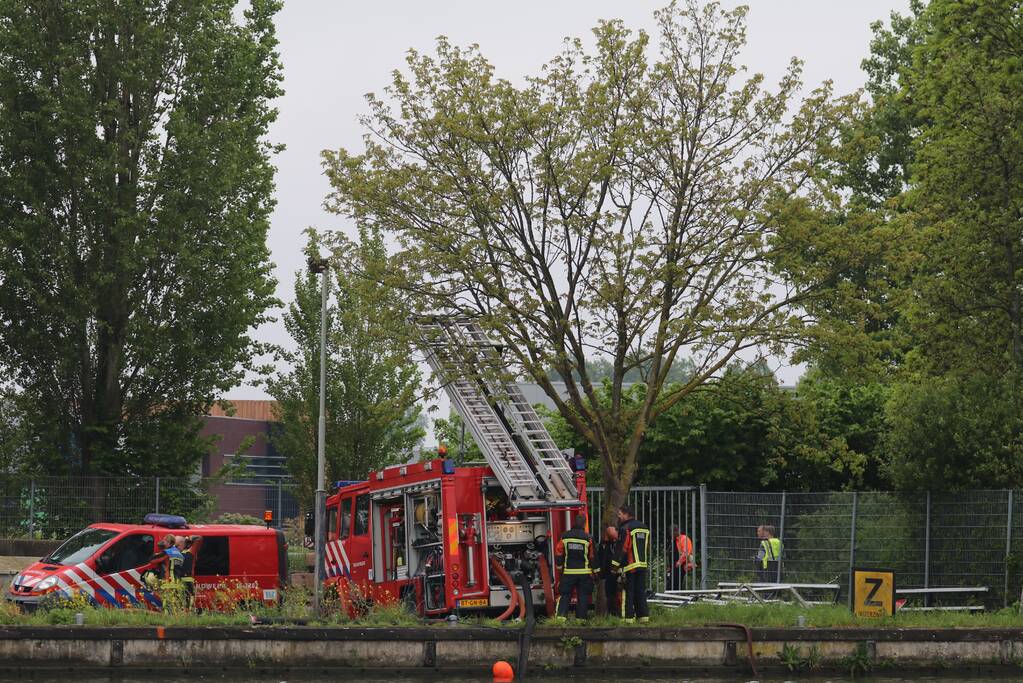 Grote uitslaande brand in industriepand