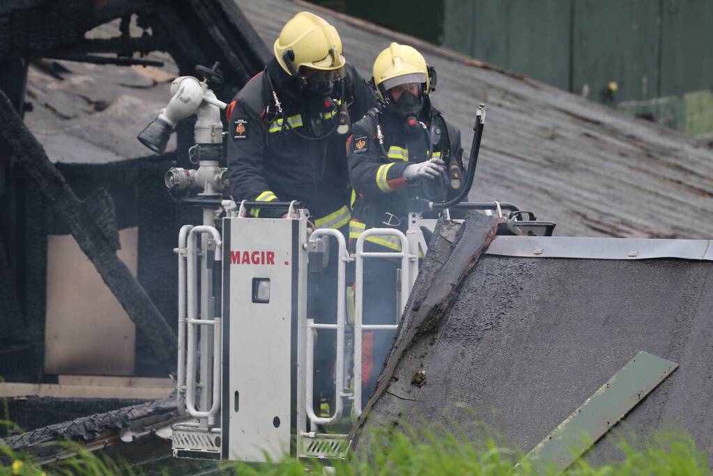 Grote uitslaande brand in industriepand