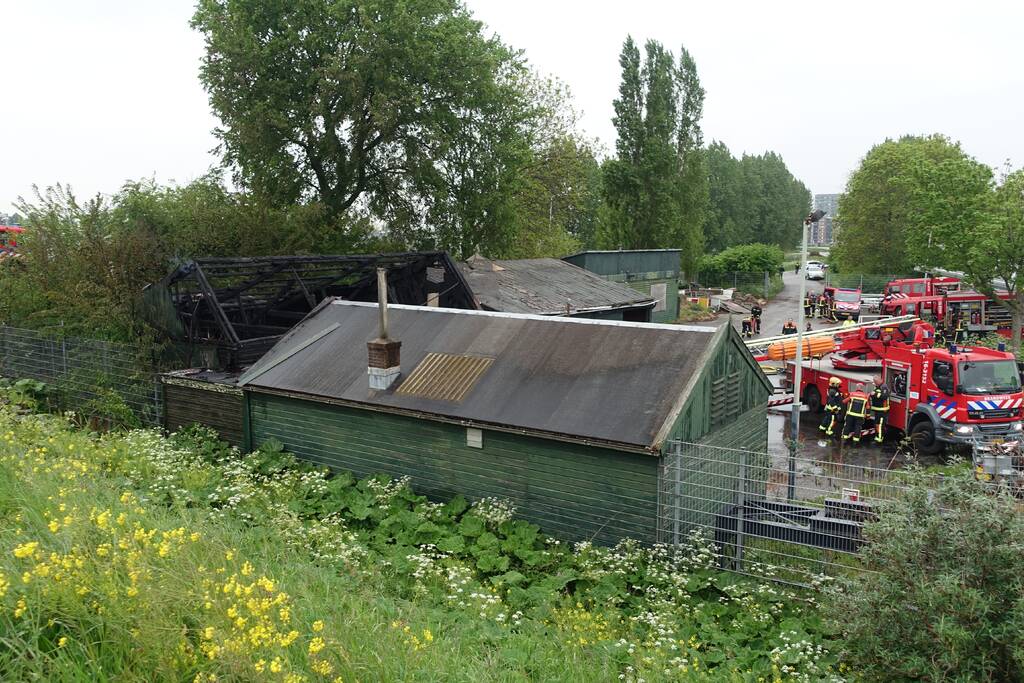 Grote uitslaande brand in industriepand