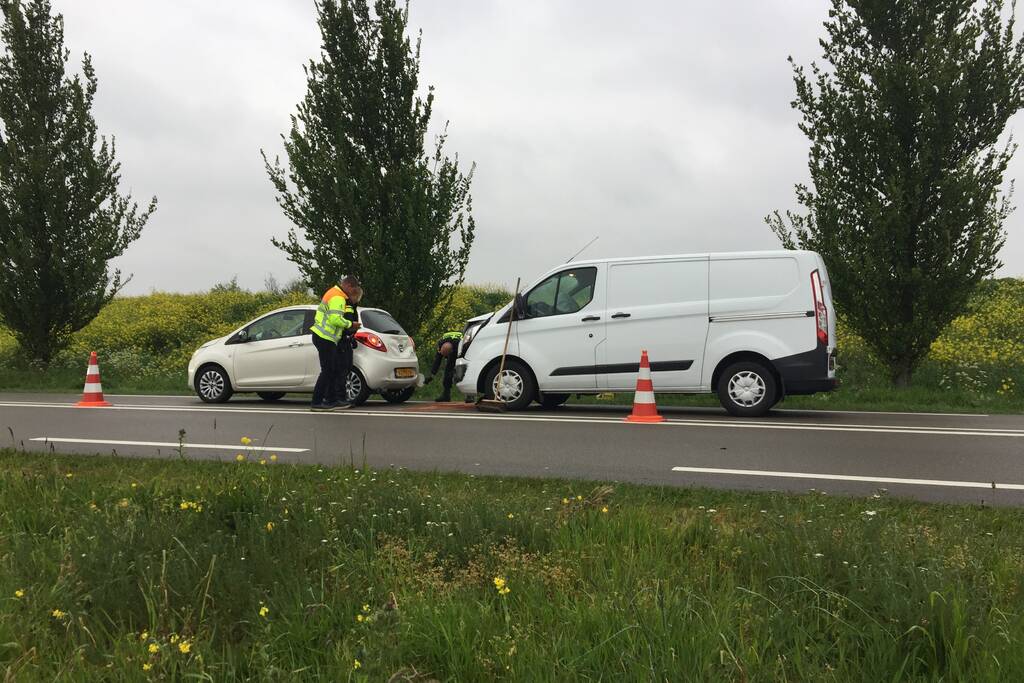 Flinke schade bij kop-staartbotsing