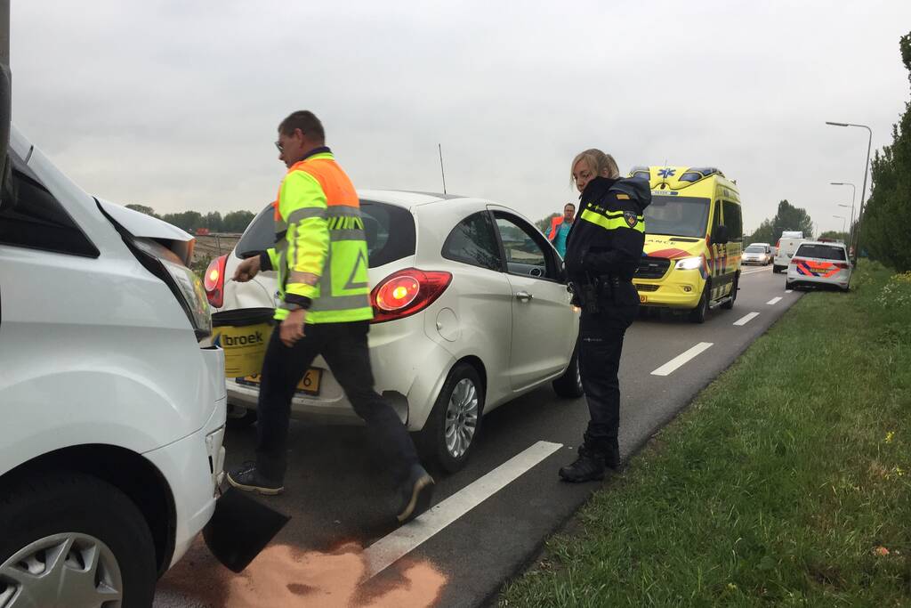 Flinke schade bij kop-staartbotsing