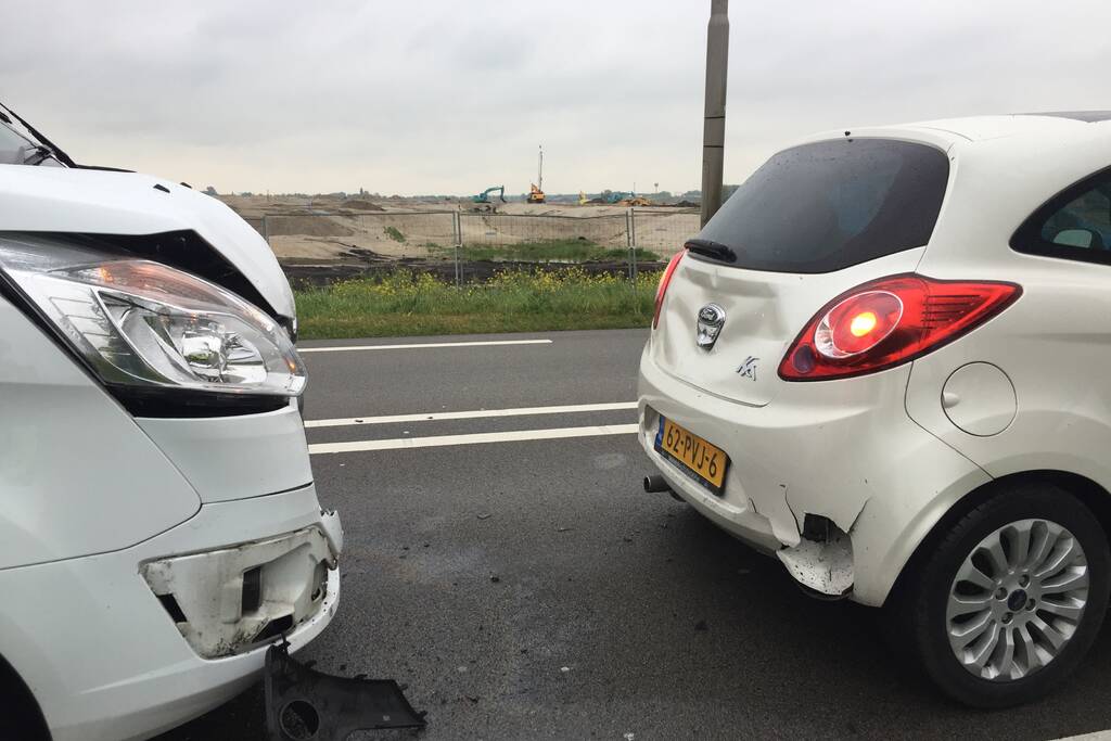 Flinke schade bij kop-staartbotsing