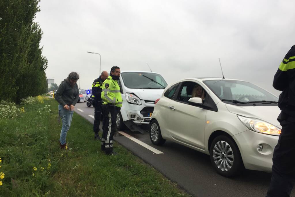 Flinke schade bij kop-staartbotsing