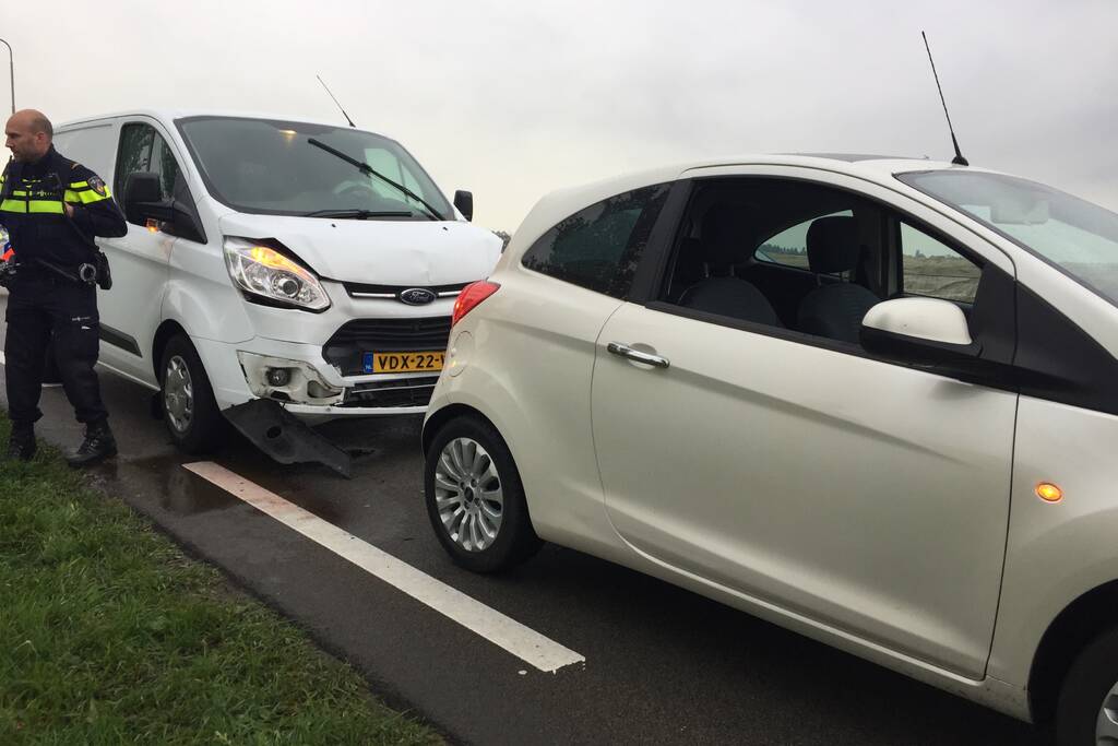 Flinke schade bij kop-staartbotsing