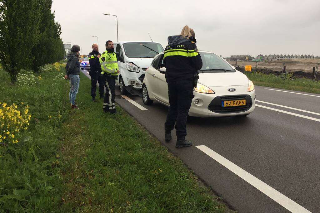 Flinke schade bij kop-staartbotsing