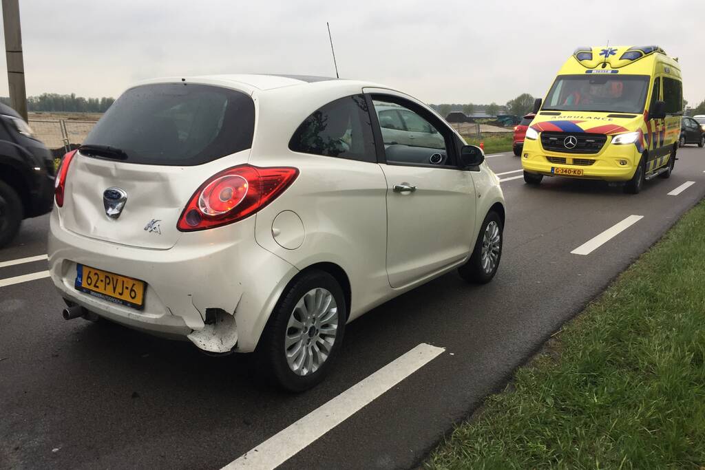 Flinke schade bij kop-staartbotsing
