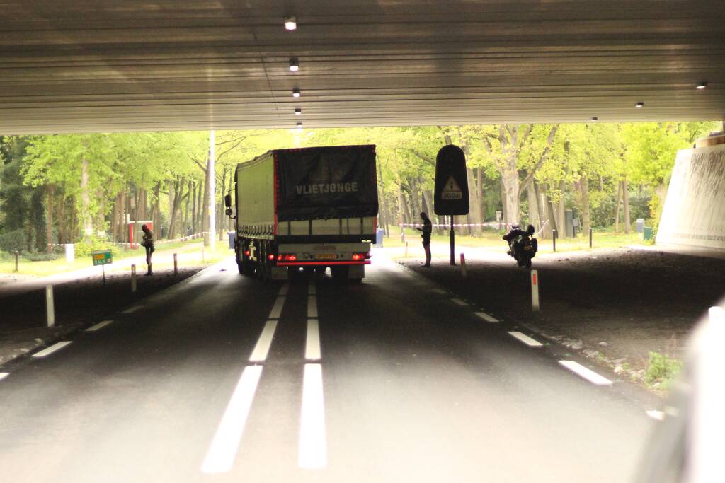 Ernstig ongeval mogelijk met vrachtwagen