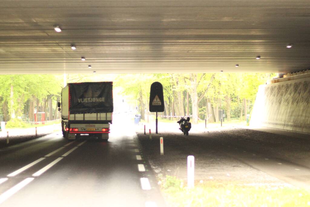 Ernstig ongeval mogelijk met vrachtwagen