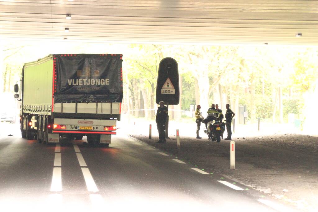 Ernstig ongeval mogelijk met vrachtwagen