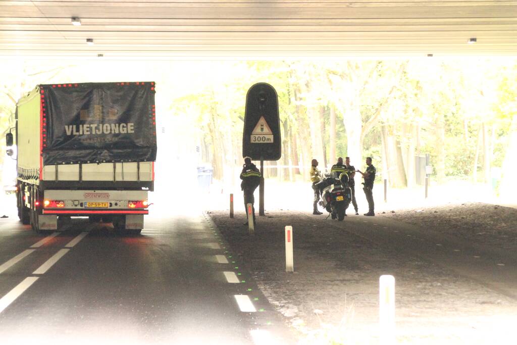 Ernstig ongeval mogelijk met vrachtwagen