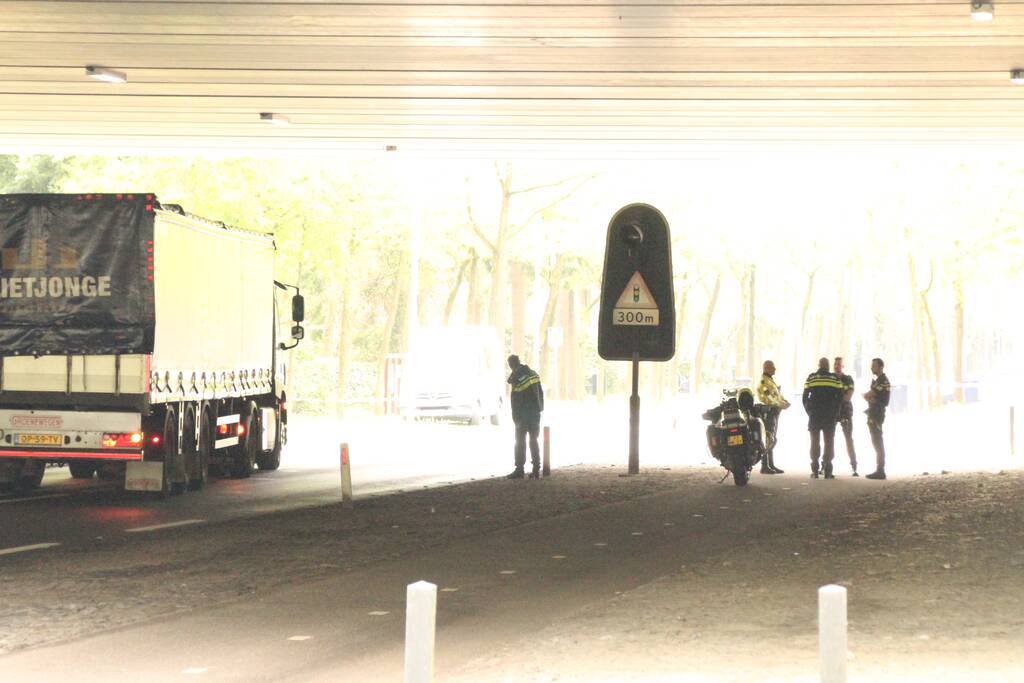 Ernstig ongeval mogelijk met vrachtwagen