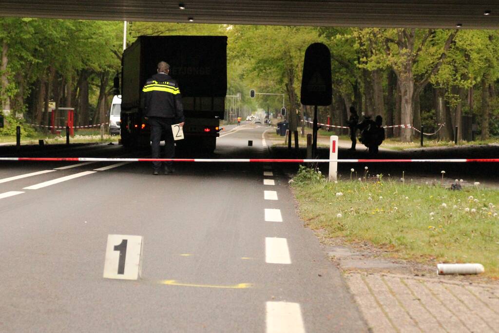 Ernstig ongeval mogelijk met vrachtwagen