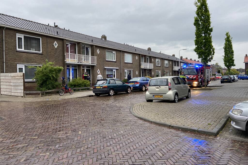 Brand in keuken snel onder controle