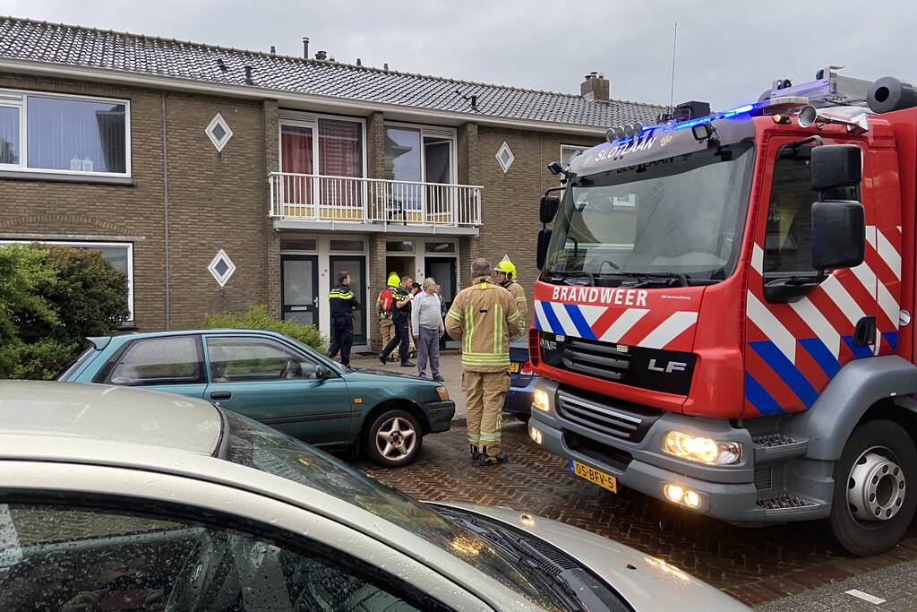 Brand in keuken snel onder controle