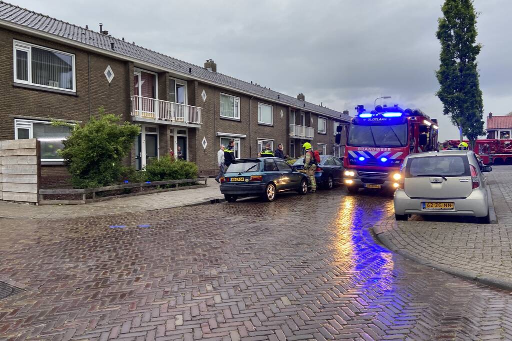 Brand in keuken snel onder controle