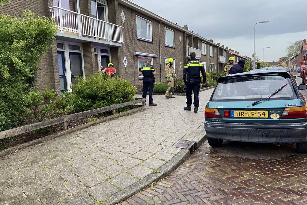 Brand in keuken snel onder controle