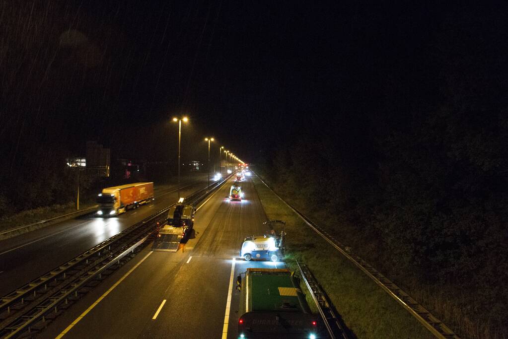 Nachtafsluiting snelweg vanwege onderhoud
