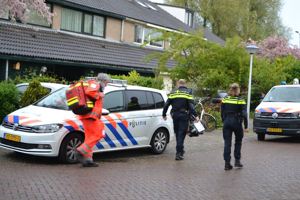 Aangetroffen persoon in sloot overleden