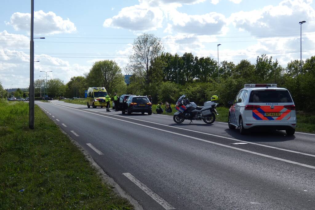 Veel schade na aanrijding