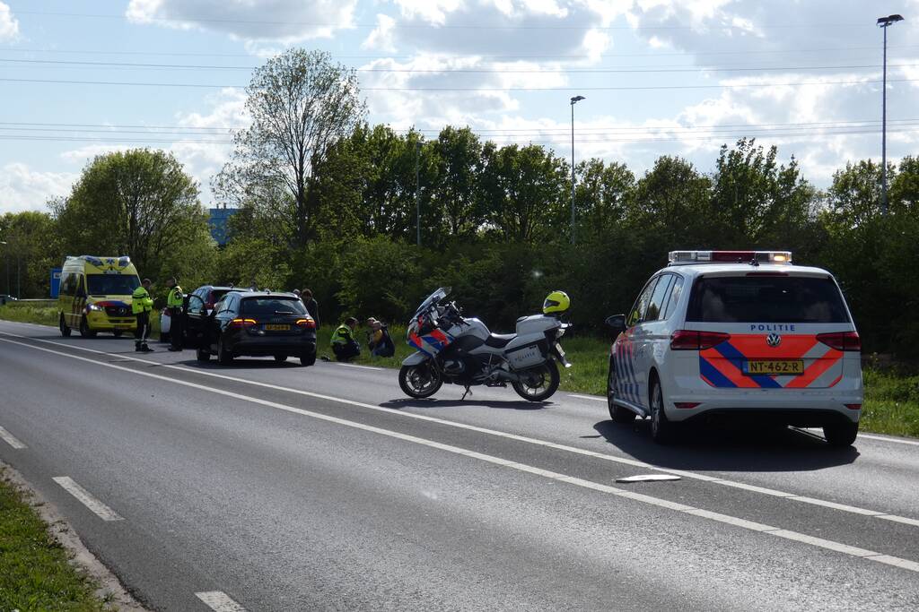 Veel schade na aanrijding