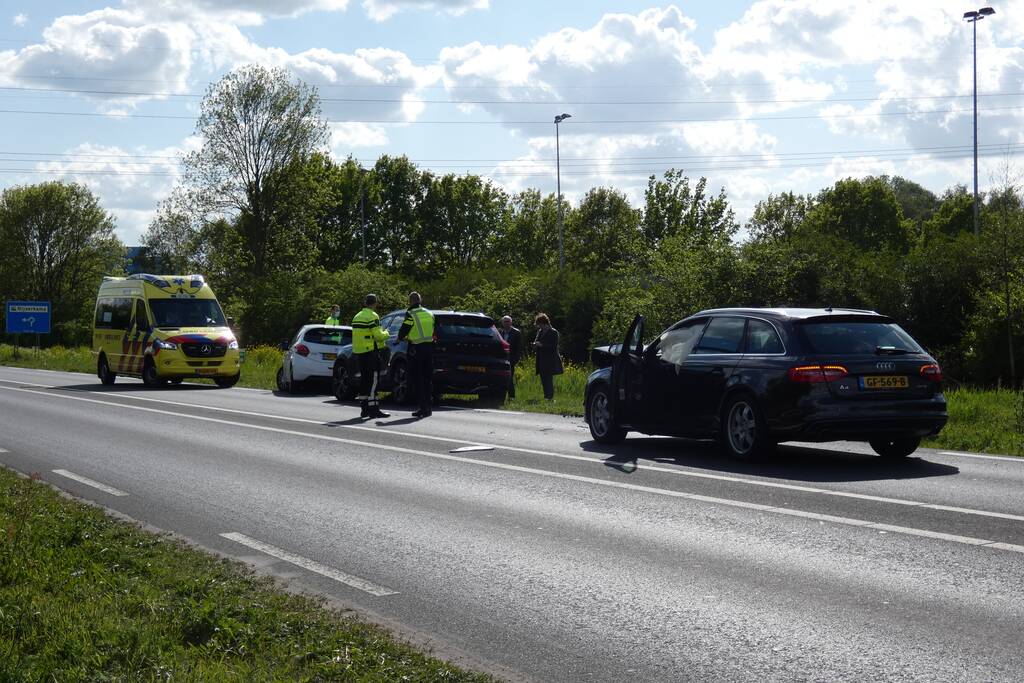 Veel schade na aanrijding