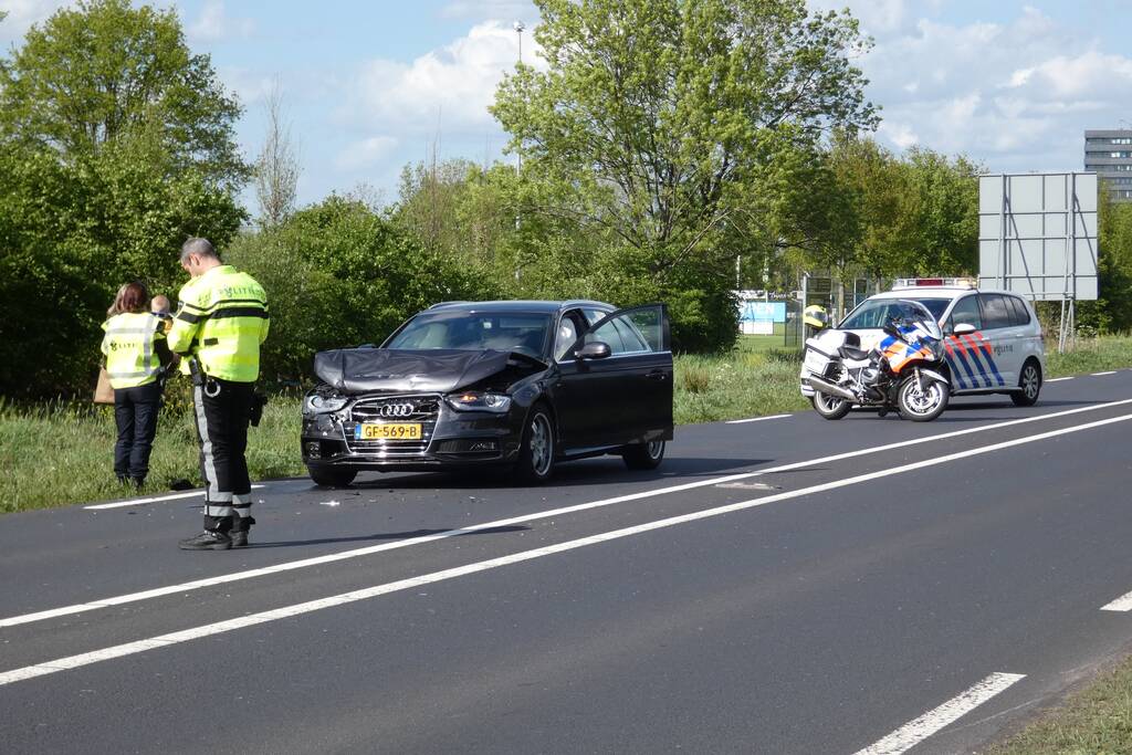 Veel schade na aanrijding