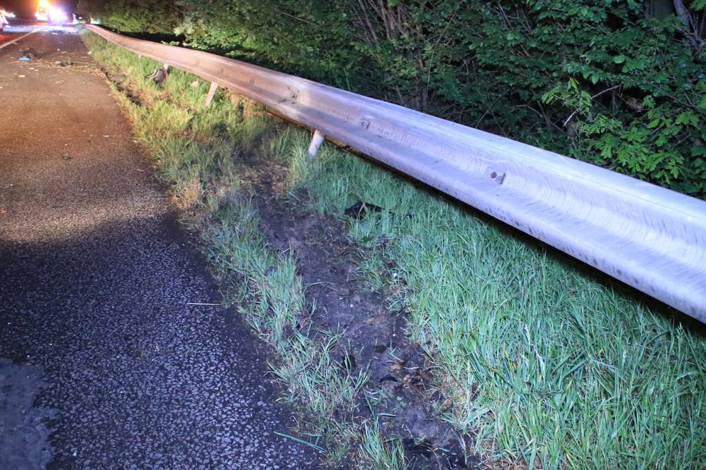 Snelweg afgesloten door zwaar ongeval