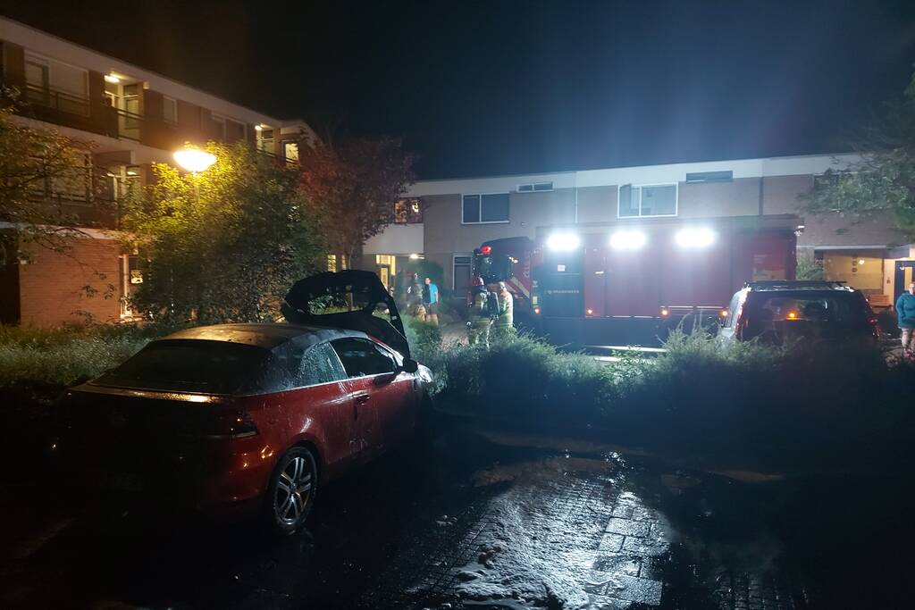 Auto vermoedelijk in brand gestoken
