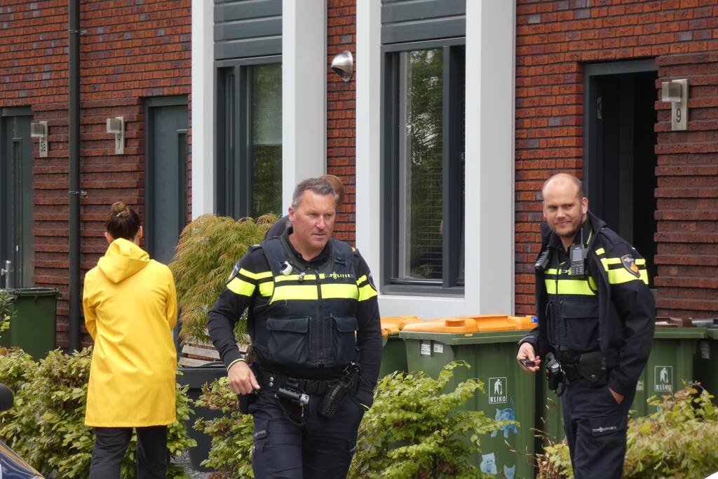 Brand in meterkast van woning