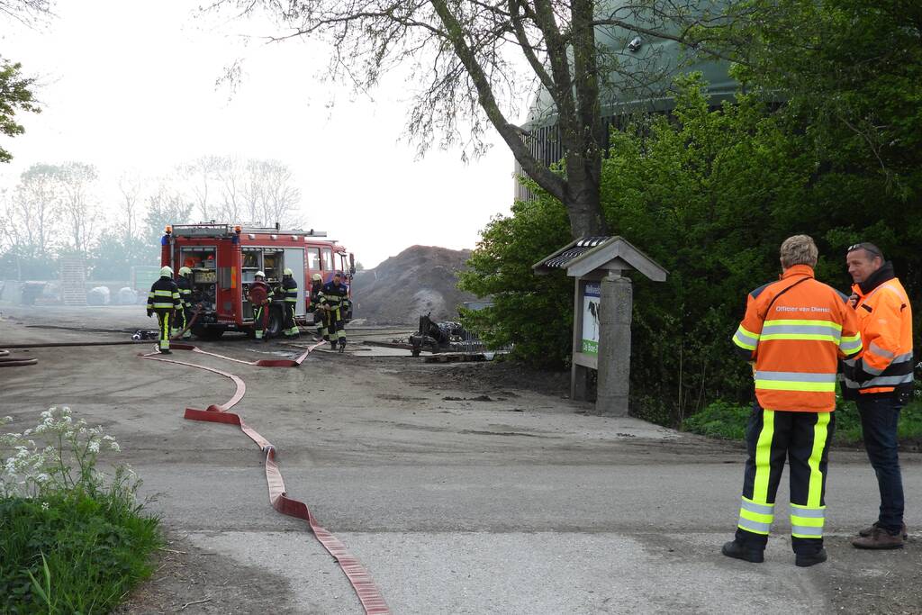 Flinke brand in silo
