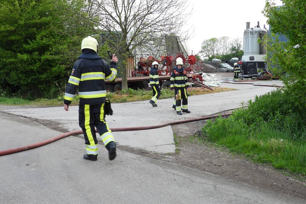 Flinke brand in silo