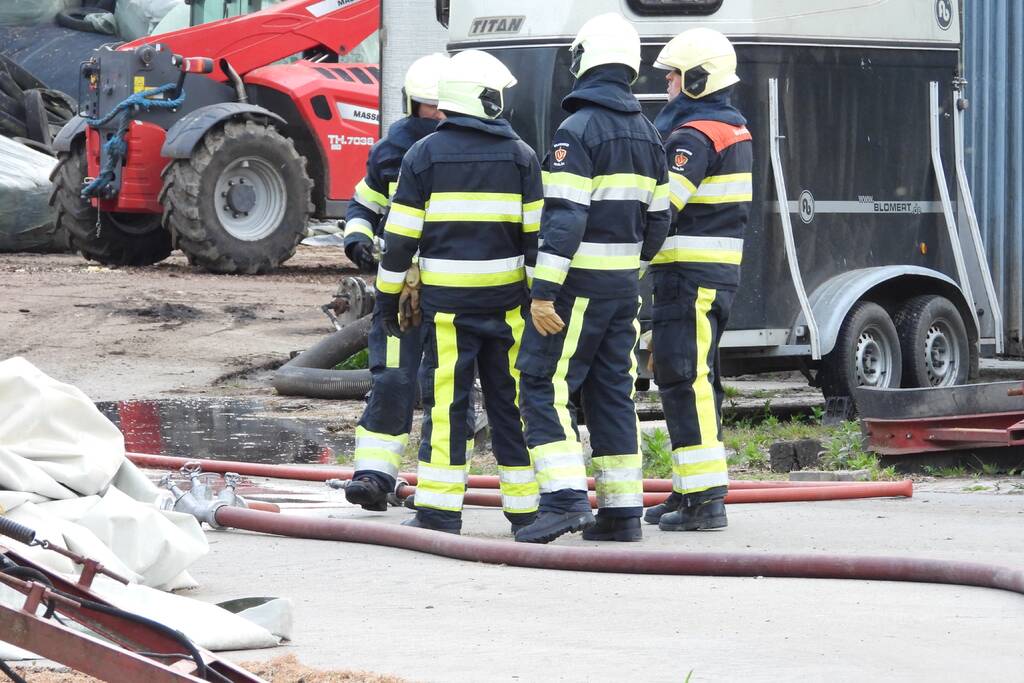 Flinke brand in silo